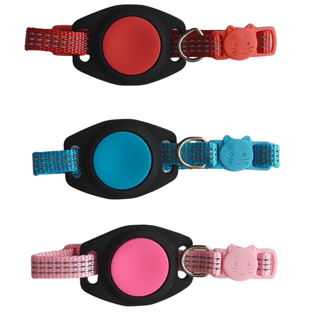 Funda para Airtag Personalizada + Collar Antiahogo para gato