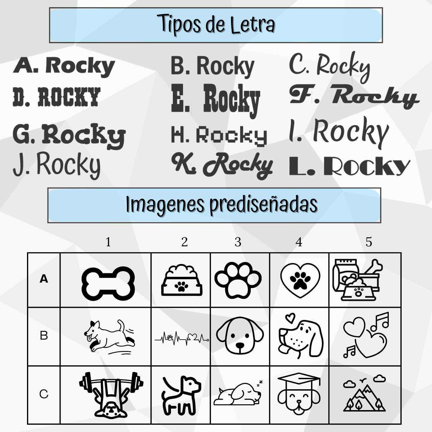 Placa Redonda de Identificación para Perros Personalizada en Silicona