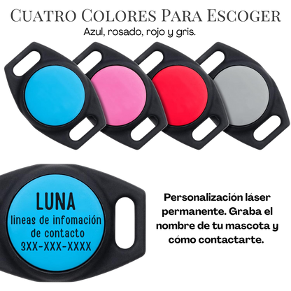 Funda para Airtag Personalizada + Collar Antiahogo para gato