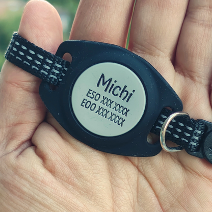 Funda para Airtag Personalizada + Collar Antiahogo para gato